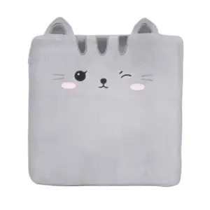 เบาะรองนั่ง HOME LIVING STYLE G-SALID CAT 16X16 นิ้ว สีเทา